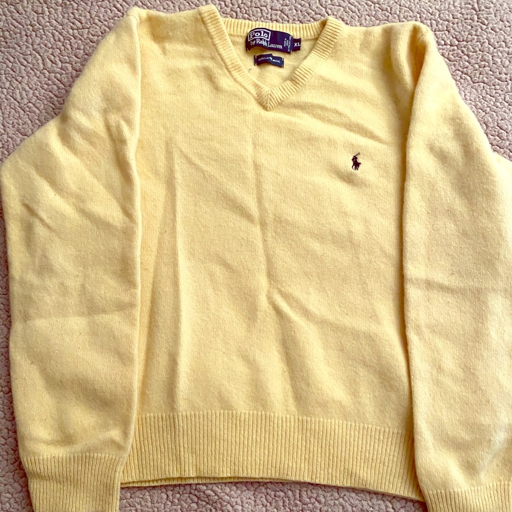 Polo Ralph Lauren Yellow Sweater!